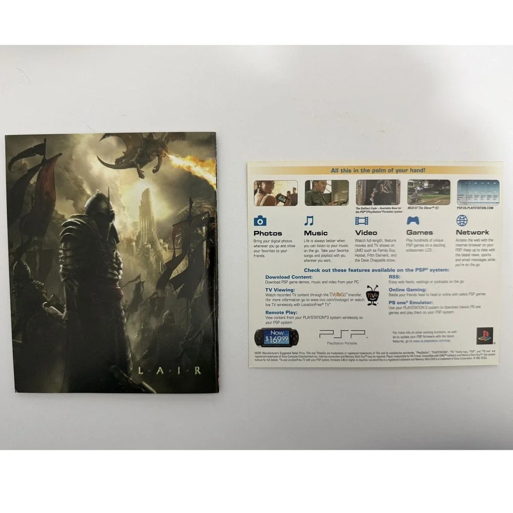 Lair - Sony PlayStation 3, 2007 - Complete CIB‎ W/ Manual - Tested and Working